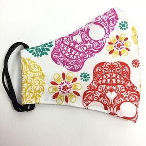 ‎2/$15 - Skeleton Mask, Face Mask, Pink/Green Sugar Skulls, Filti Filter